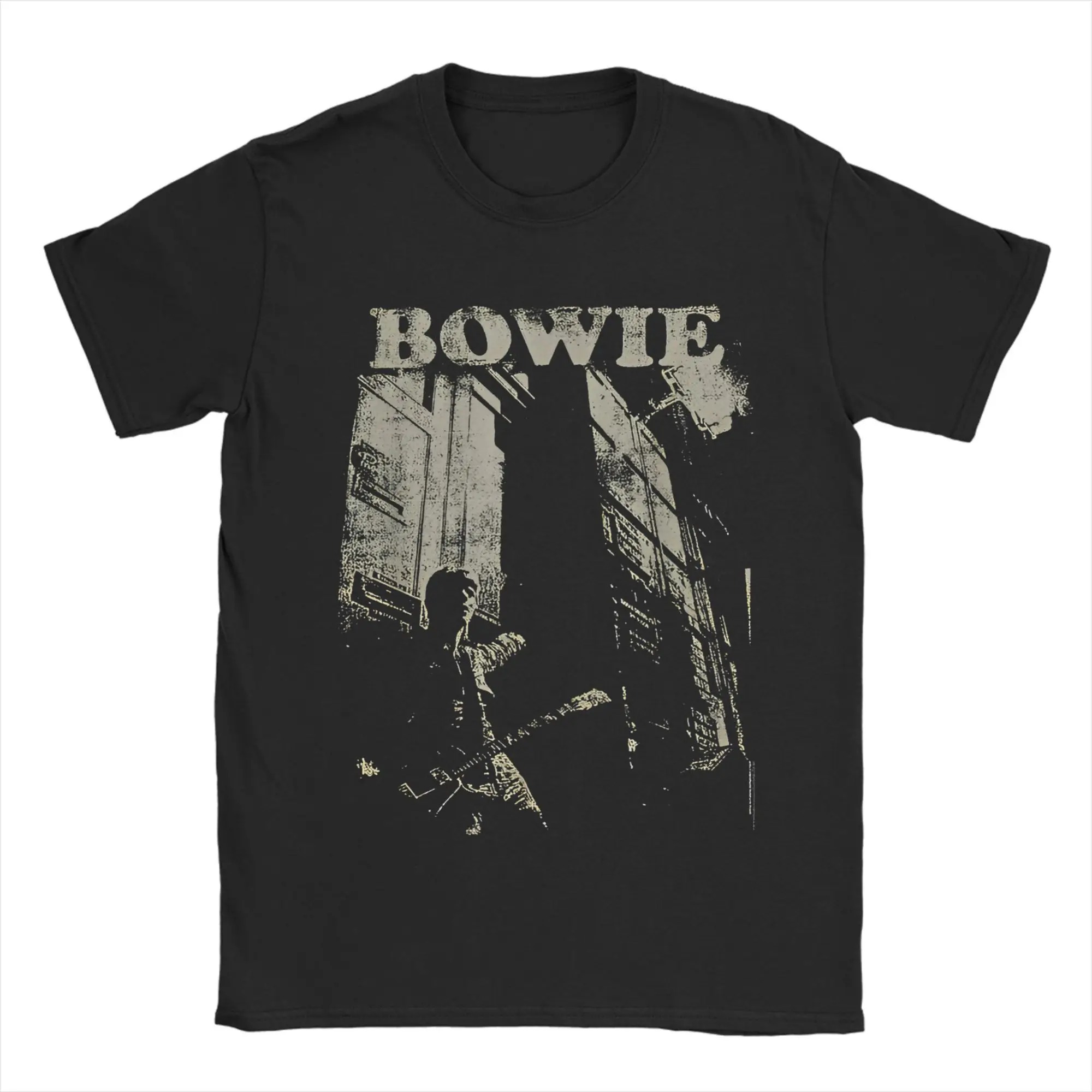 Poster Men Fashion - ホットセール デイビッド・ボウイ クラシックポスタープリント Tシャツ レディース メンズ