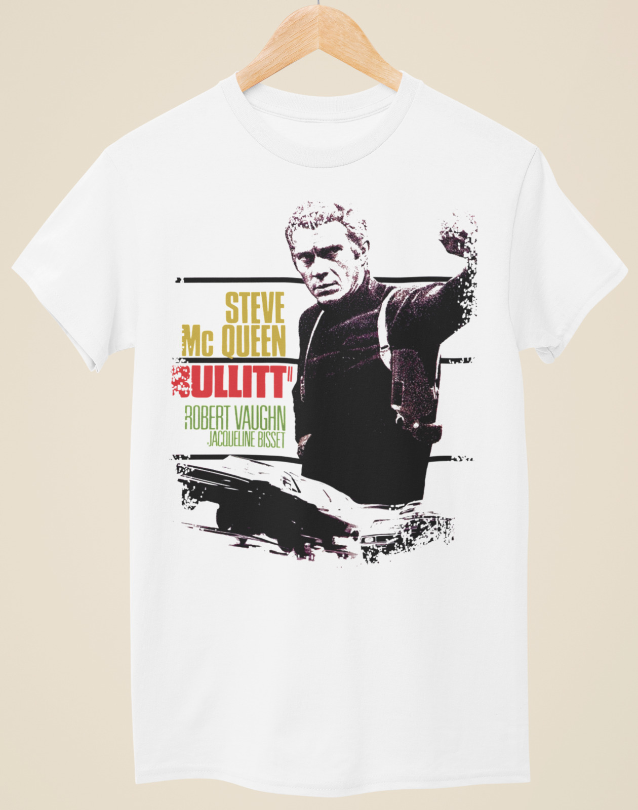 Poster Men Fashion - 星雲ユニセックスにインスパイアされた白いTシャツ、映画ポスター