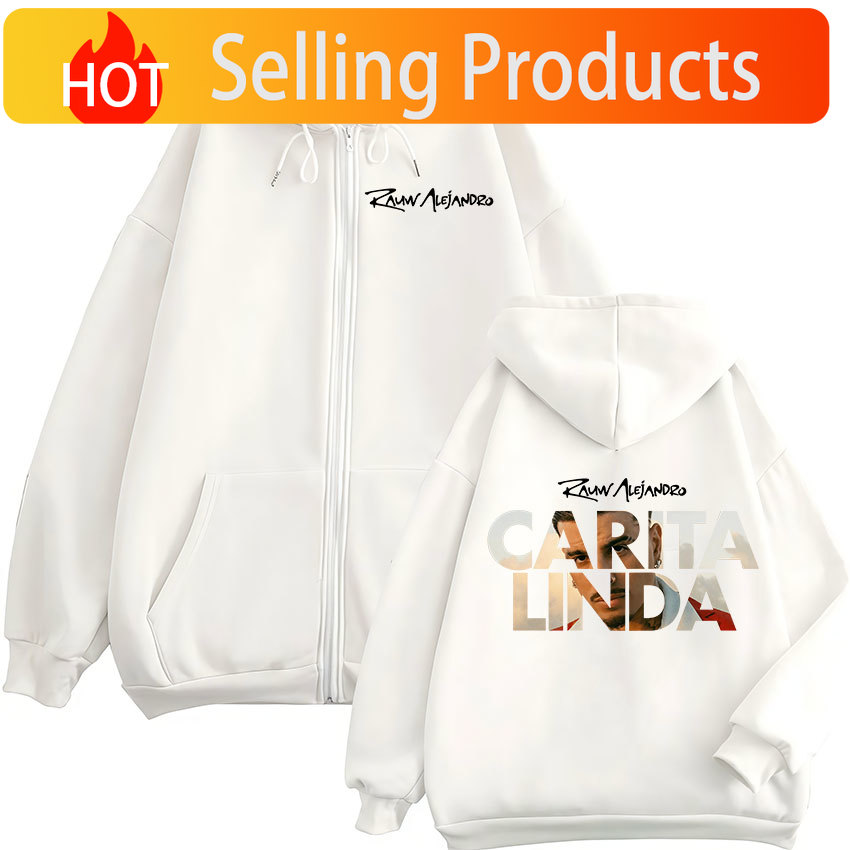 Mens Fashion Zip Up Hoodies - ラウ・アレハンドロ・カリタ・リンダ 2026 新アルバム ジッパーフーディー メンズ レディース