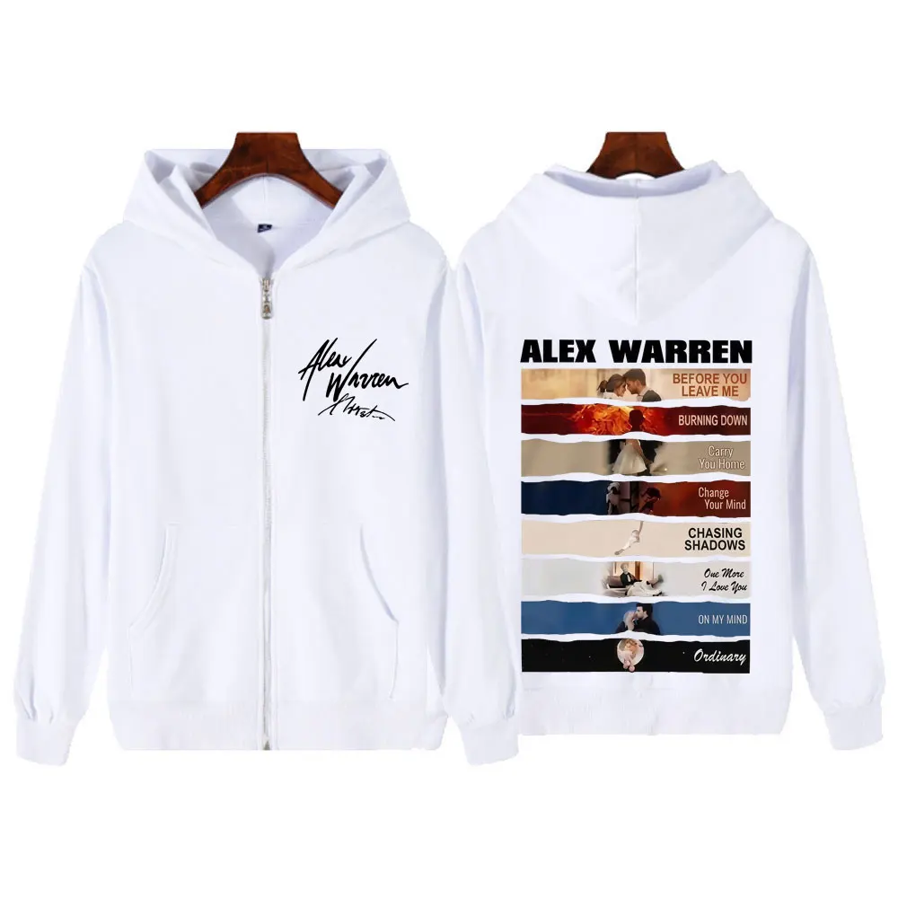 歌手アレックス・ウォーレン2026ツアープリントジップアップ - Mens Fashion Zip Up Hoodies のレビューと価格