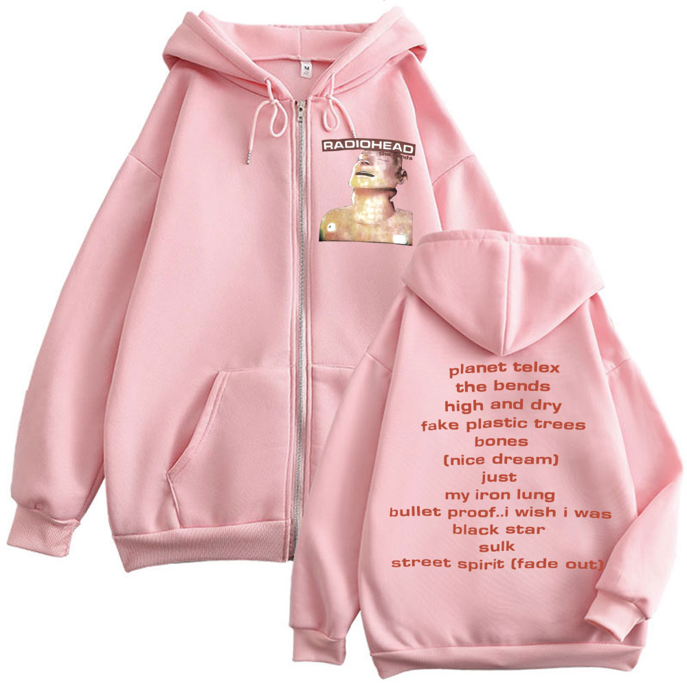 ロックバンド レディオヘッド ミュージック アルバム ジッパ - Mens Fashion Zip Up Hoodies のレビューと価格