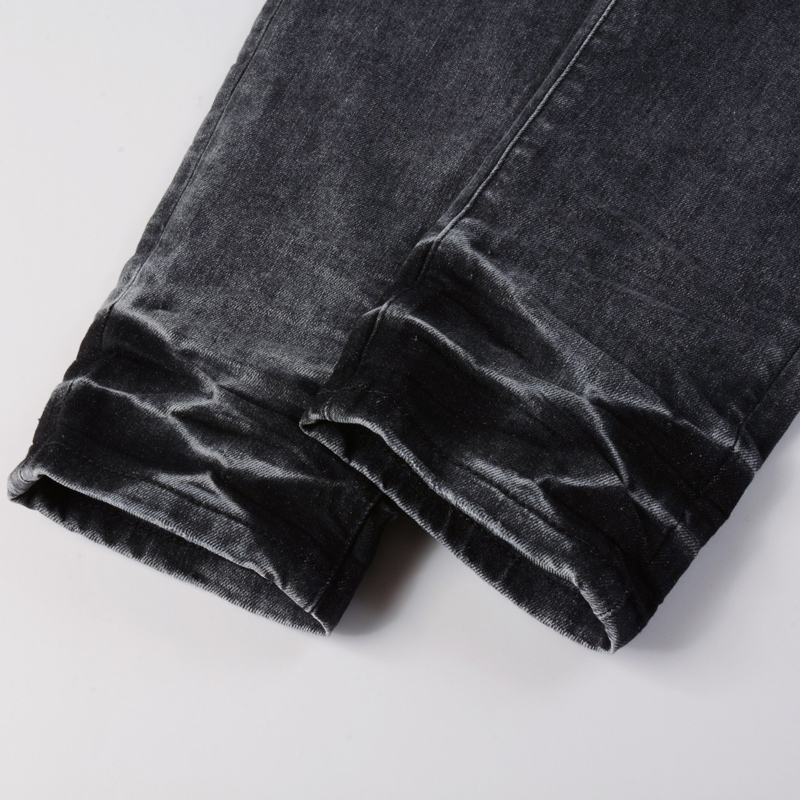 Y2Kファッション、メンズ、スリムフィット、ストレッチ素材、 - Men'S Fashion Grey Jeans のレビューと価格