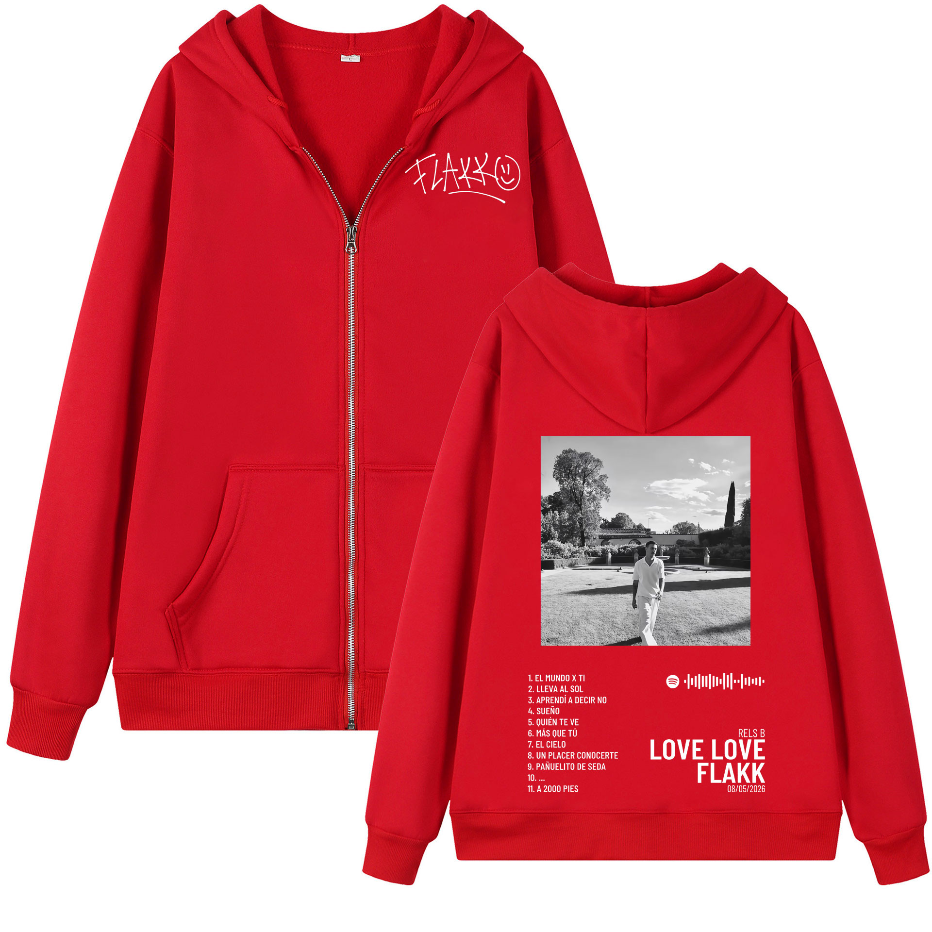 ラッパー Rels B Love Love Flakk グラ - Mens Fashion Zip Up Hoodies のレビューと価格