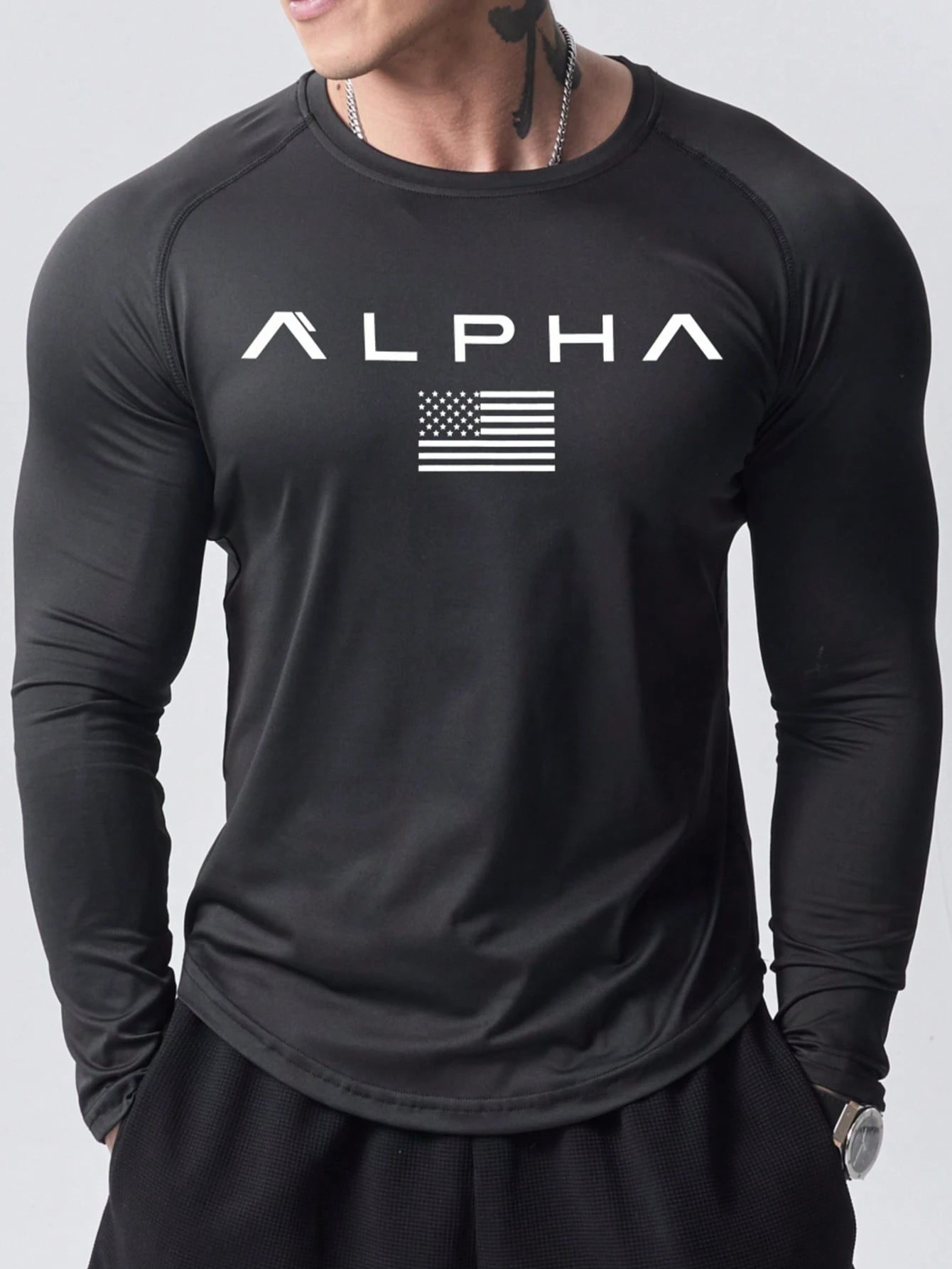 2025年春夏向けの新作メンズ長袖Tシャツ。ストリートファッ - Men'S Fashion T Shirts のレビューと価格