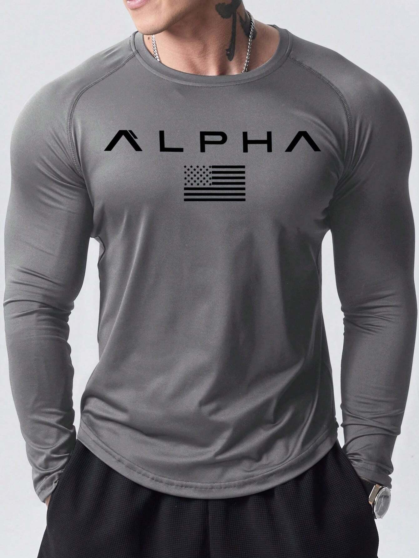 2025年春夏向けの新作メンズ長袖Tシャツ。ストリートファッ - Men'S Fashion T Shirts のレビューと価格