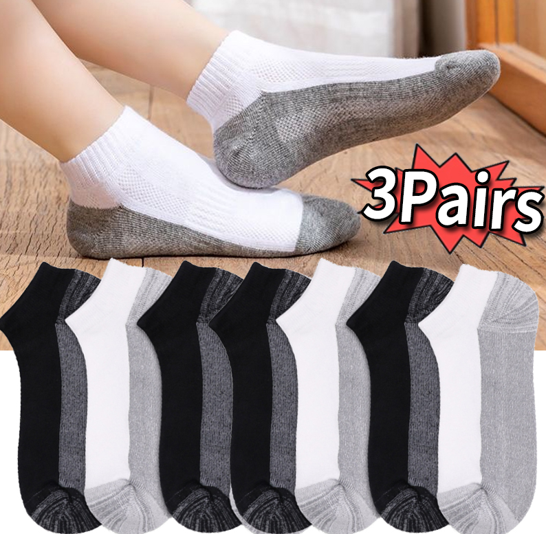夏薄型アンクルソックス男性通気性高品質カジュアルユニセックス - Socks Ankle Men のレビューと価格