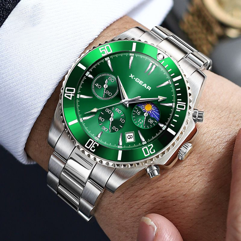 X-GEAR ファッションカレンダーメンズクォーツ時計高級ブ - Men'S Fashion X のレビューと価格
