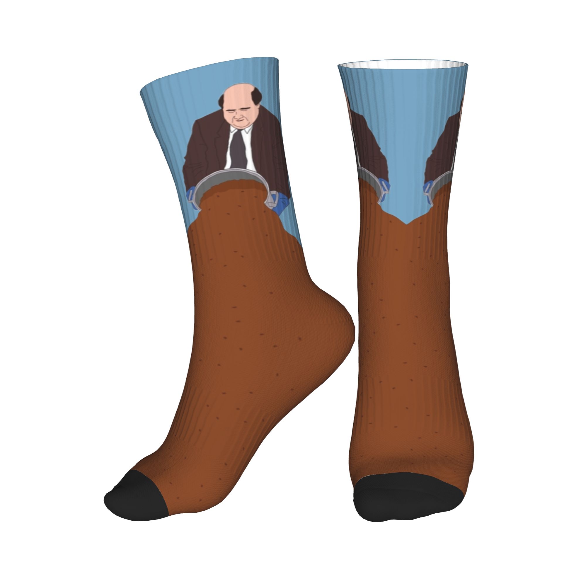 テレビ番組「オフィス」ケビンの有名なチリメンズクルーソックス - Socks Ankle Men のレビューと価格