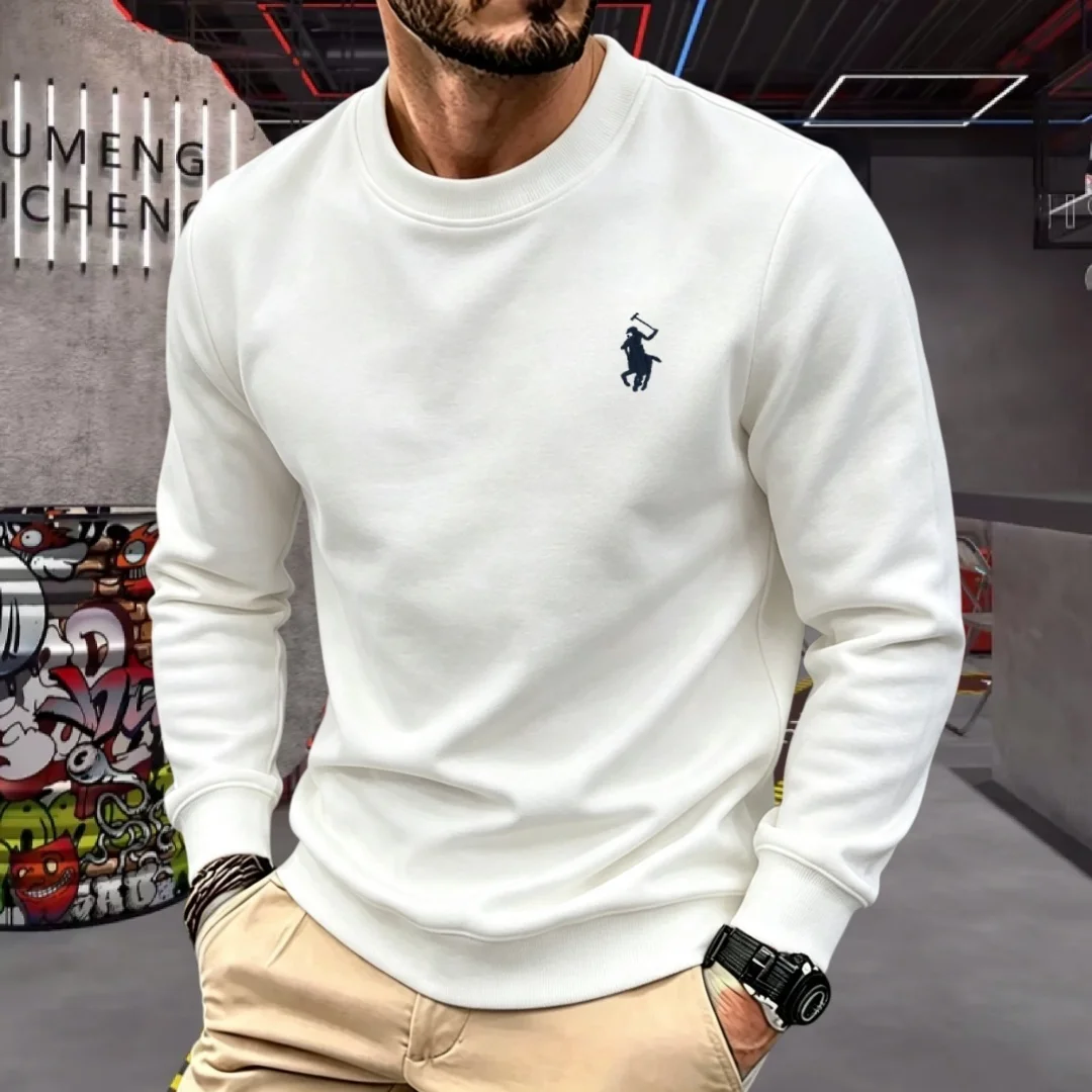 柔らかいコットン素材を使用した、高級ブランドのメンズ長袖ラウ - Men'S Fashion T Shirts のレビューと価格
