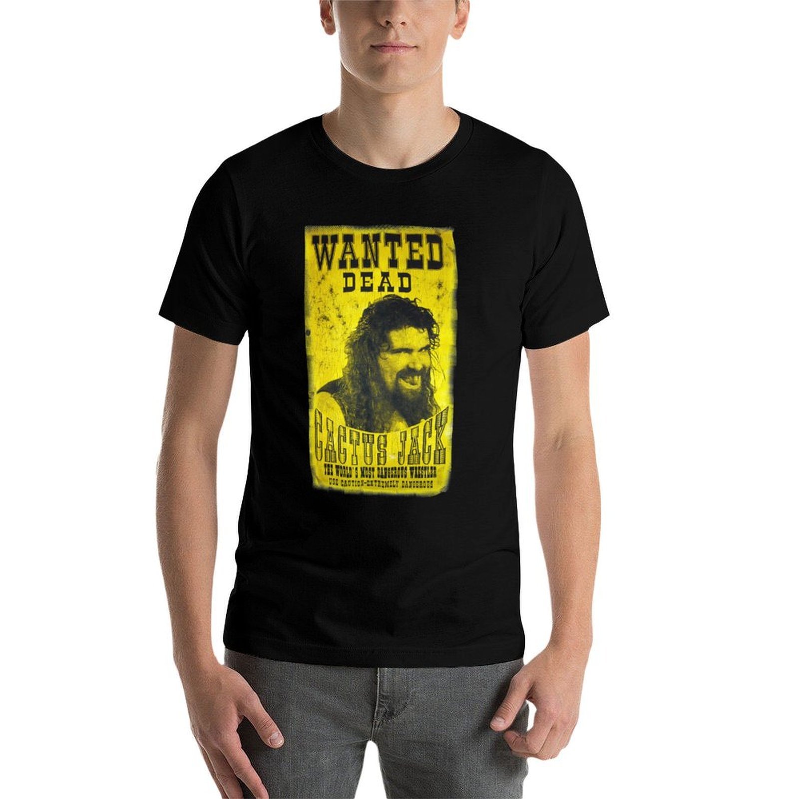 カクタスジャック ポスター エッセンシャル Tシャツ ブラッ - Poster Men Fashion のレビューと価格