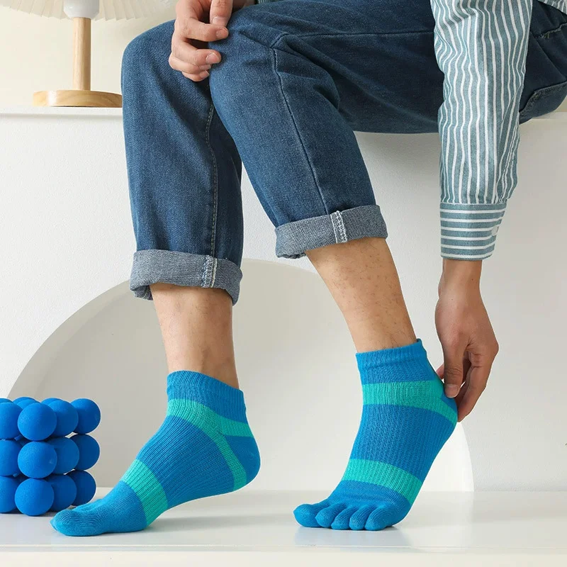 1/5 ペア メンズ 5 本指アンクルソックス フィットネス - Socks Ankle Men のレビューと価格